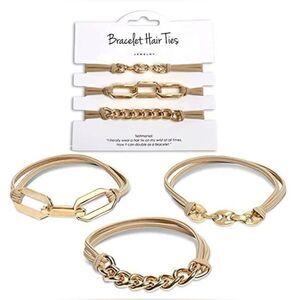 NWT Maya J Set Of 3 Bracelet Hair Ties